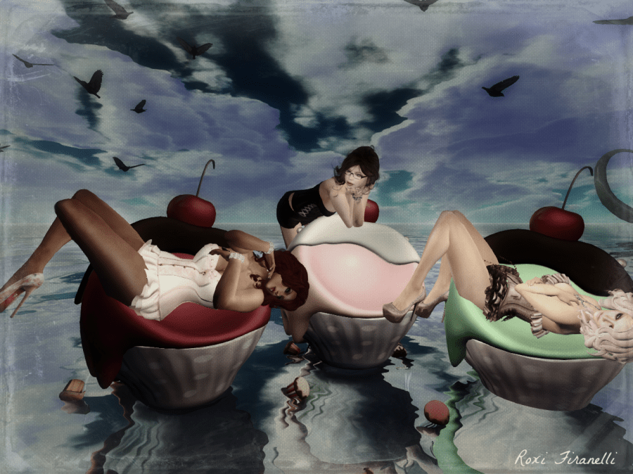 3 chicks walk into a cupcake