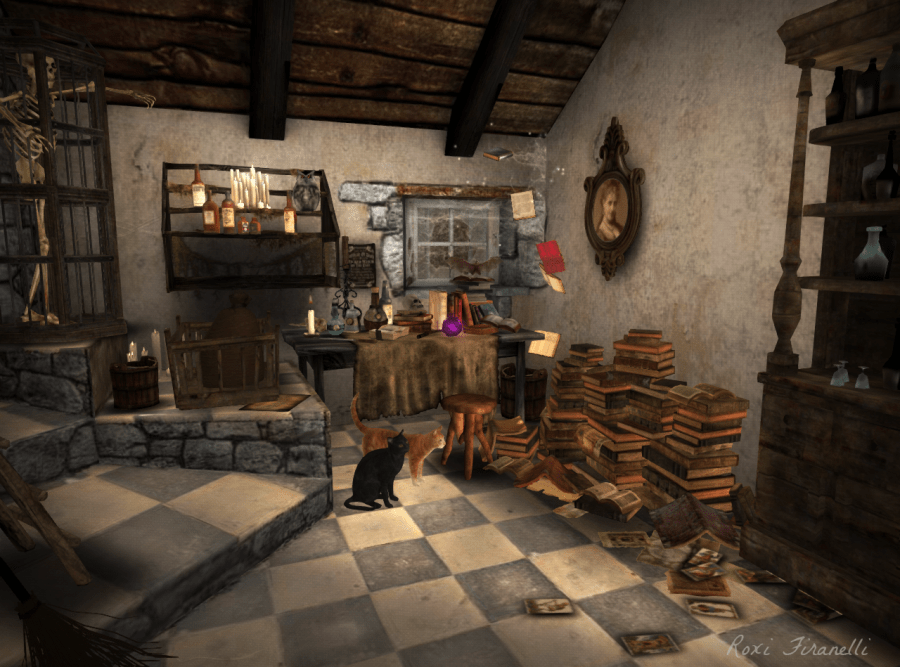 The witches living room