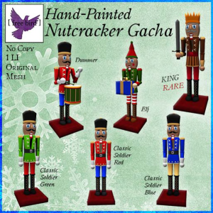 [ free bird ] Hand-Painted Nutcracker Gacha Ad