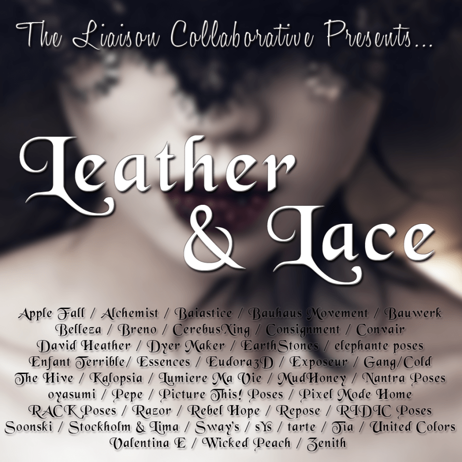 TLC - February Theme - Leather & Lace
