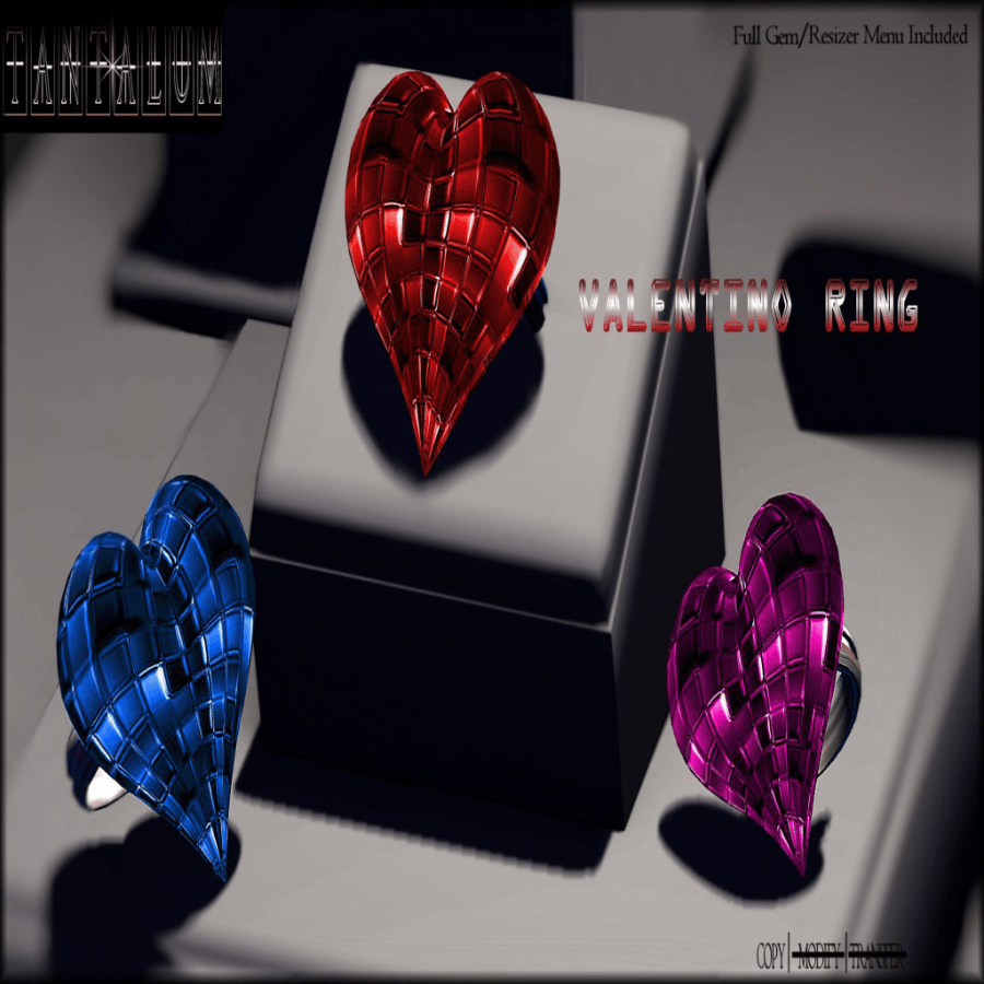 ~Tantalum~ Valentino Ring Version 1