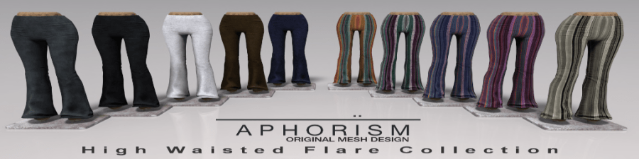 !APHORISM! High Waisted Flare Collection