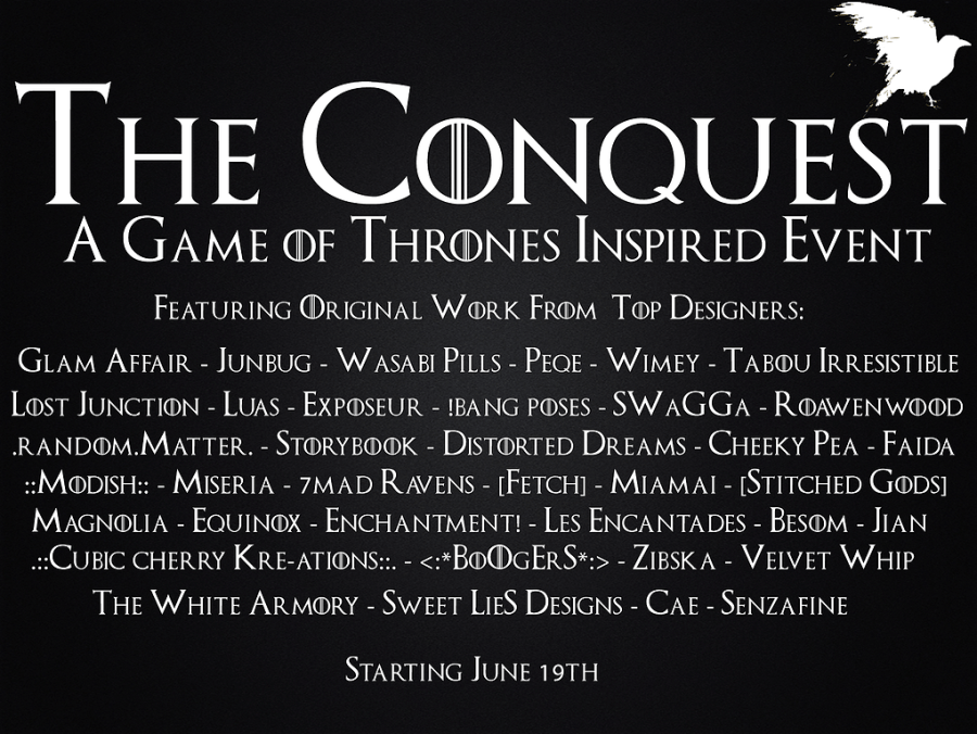 Conquest event poster