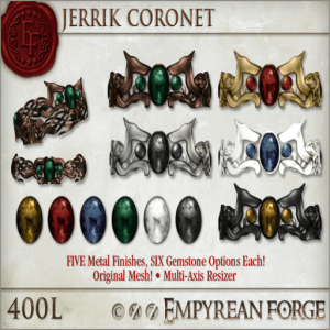 Empyrean Forge_ Jerrick Coronet - Ad