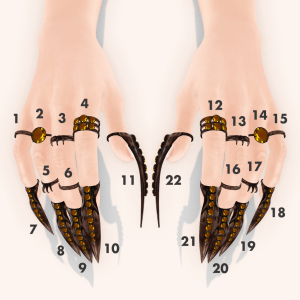 ieQED talon.ring.set.key