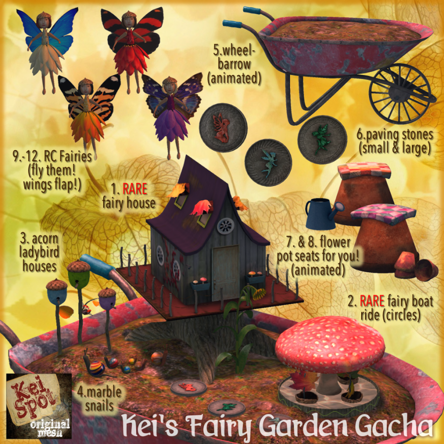 Kei's Fairy Garden Gacha Key