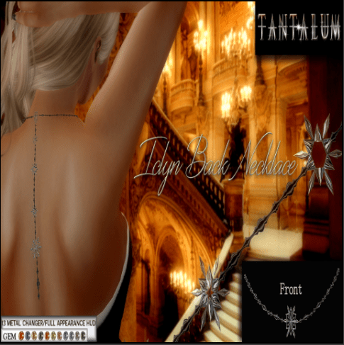 !!tantalum icylyn back necklace