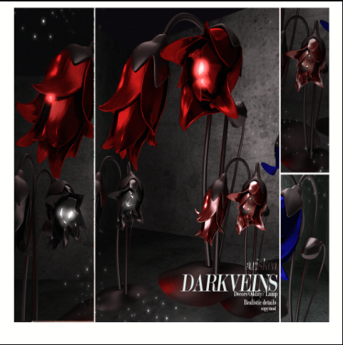 Ariskea dark Vein Lamps