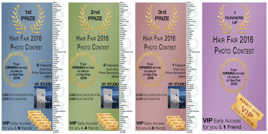 Hair Fair Photo Contest PRIZES sm