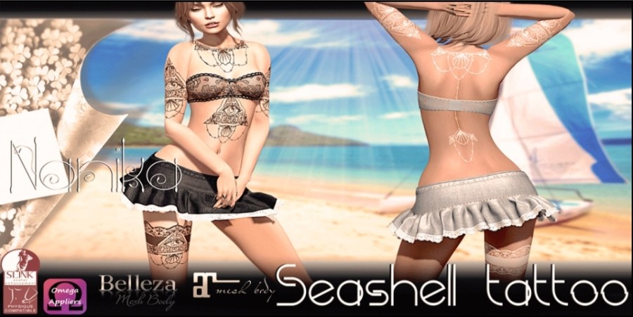 nanika seashell tattoo