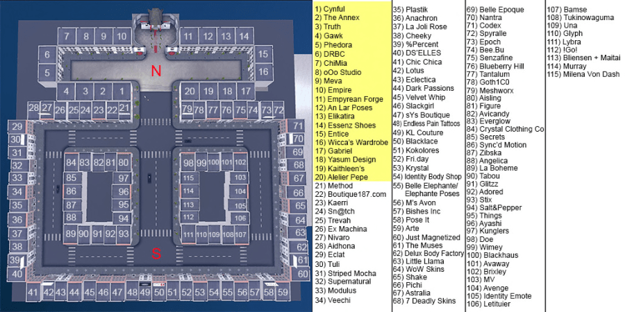 Vintage Fair - Sim Map