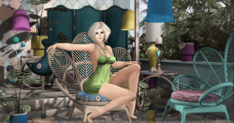 peacocks at the Arcade