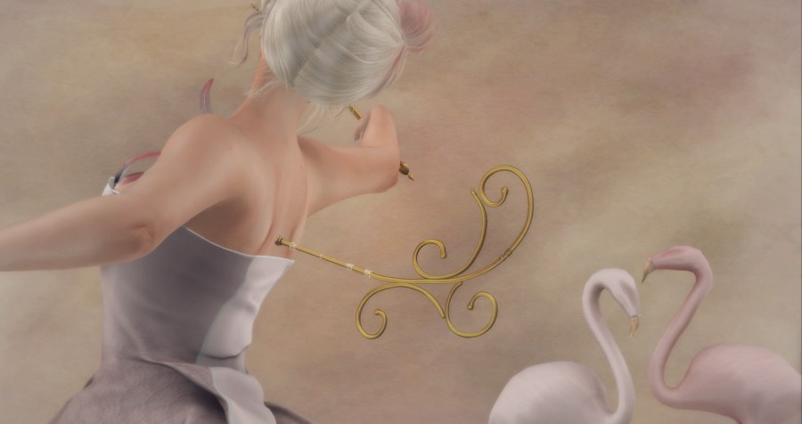 Flamingo Queen Doll Key